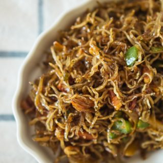 Myulchi Bokkeum (Korean Stir-fried Anchovies) - from Soo-mi's Side Dishes