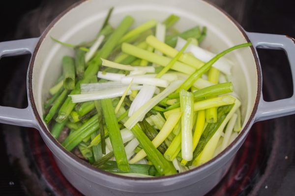 Pa Gaejang (Korean green onion and beef soup) by Baek Jong Won