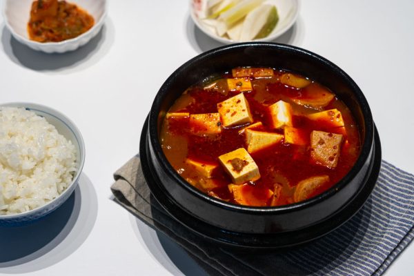 Spam Sundubu Jjigae (Soft Tofu Soup)