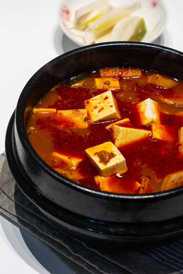 Spam Sundubu Jjigae (Soft Tofu Soup)