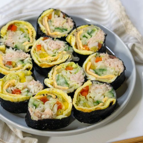 Low-carb Keto Tuna Kimbap