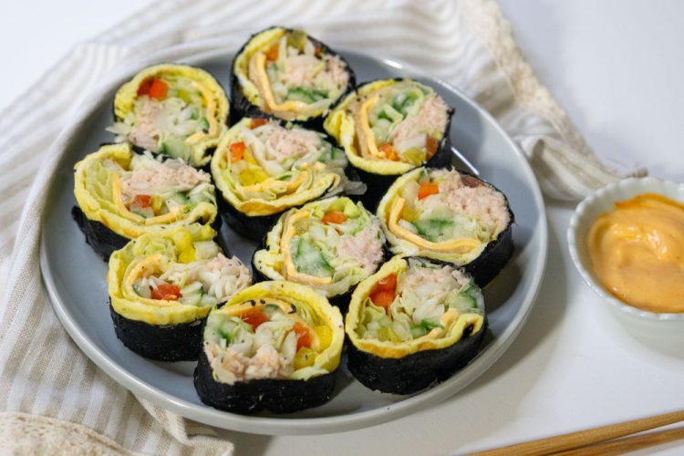 Low-carb Keto Tuna Kimbap