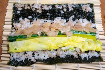 Healthy Kimchi Kimbap - by Go Hyun Jung