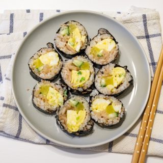 Healthy Kimchi Kimbap