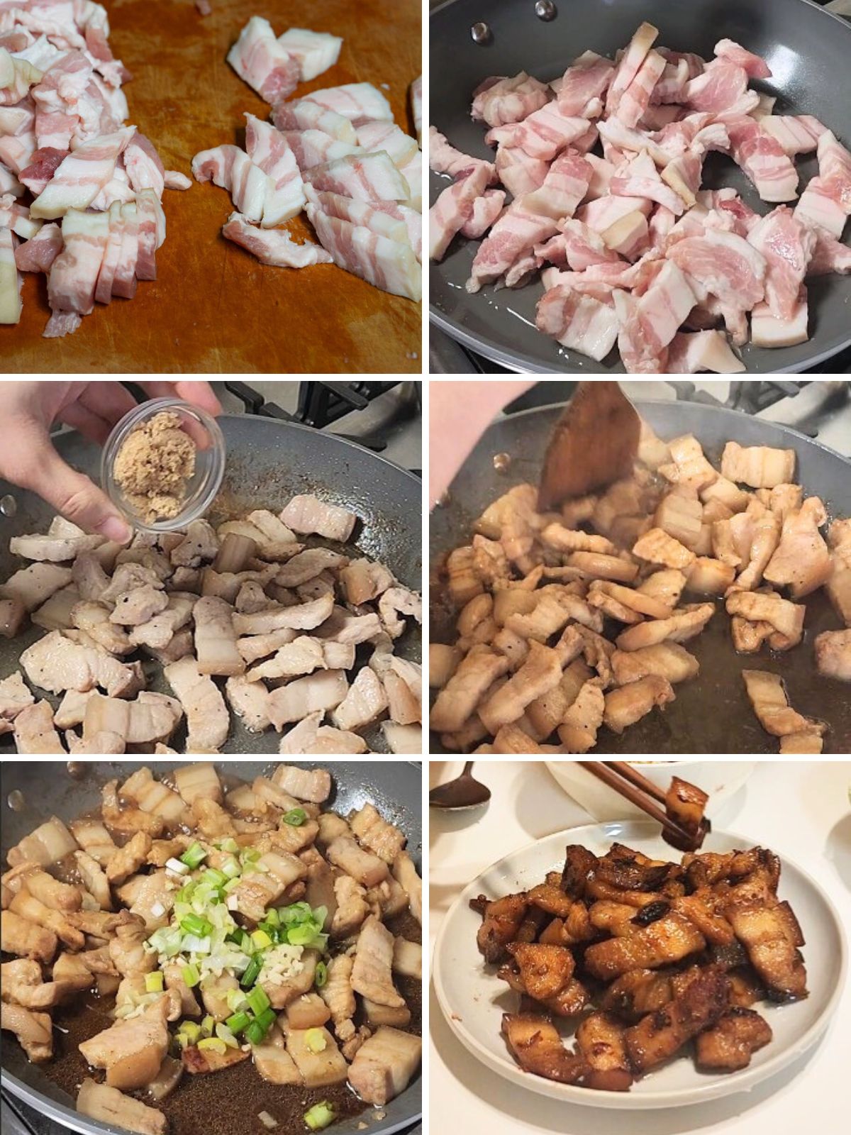 Quick Soy Sauce Braised Pork Belly (Jang TtokTtoki)