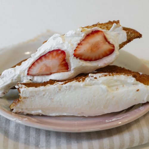viral japanese fried cream sandwich