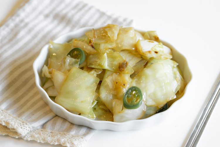Korean stir fried cabbage recipe